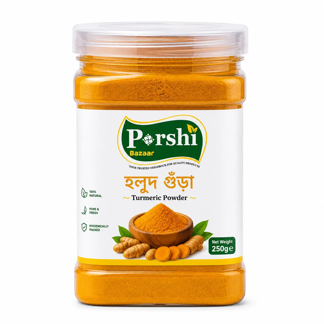 tumeric Porshi Bazaar Premium Turmeric Powder - Image 1